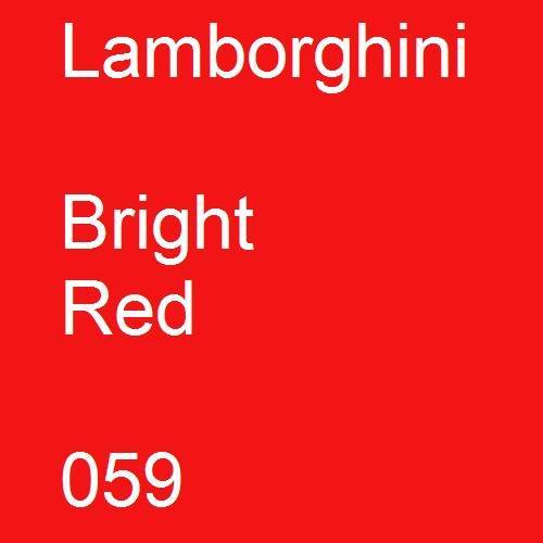 Lamborghini, Bright Red, 059.